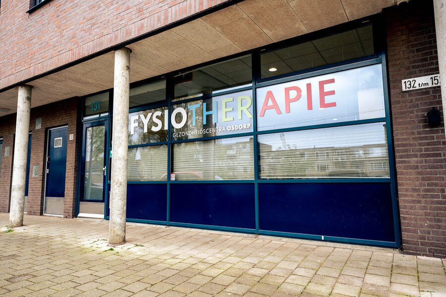 Fysiotherapie Gezondheidscentra Osdorp raamtekst.